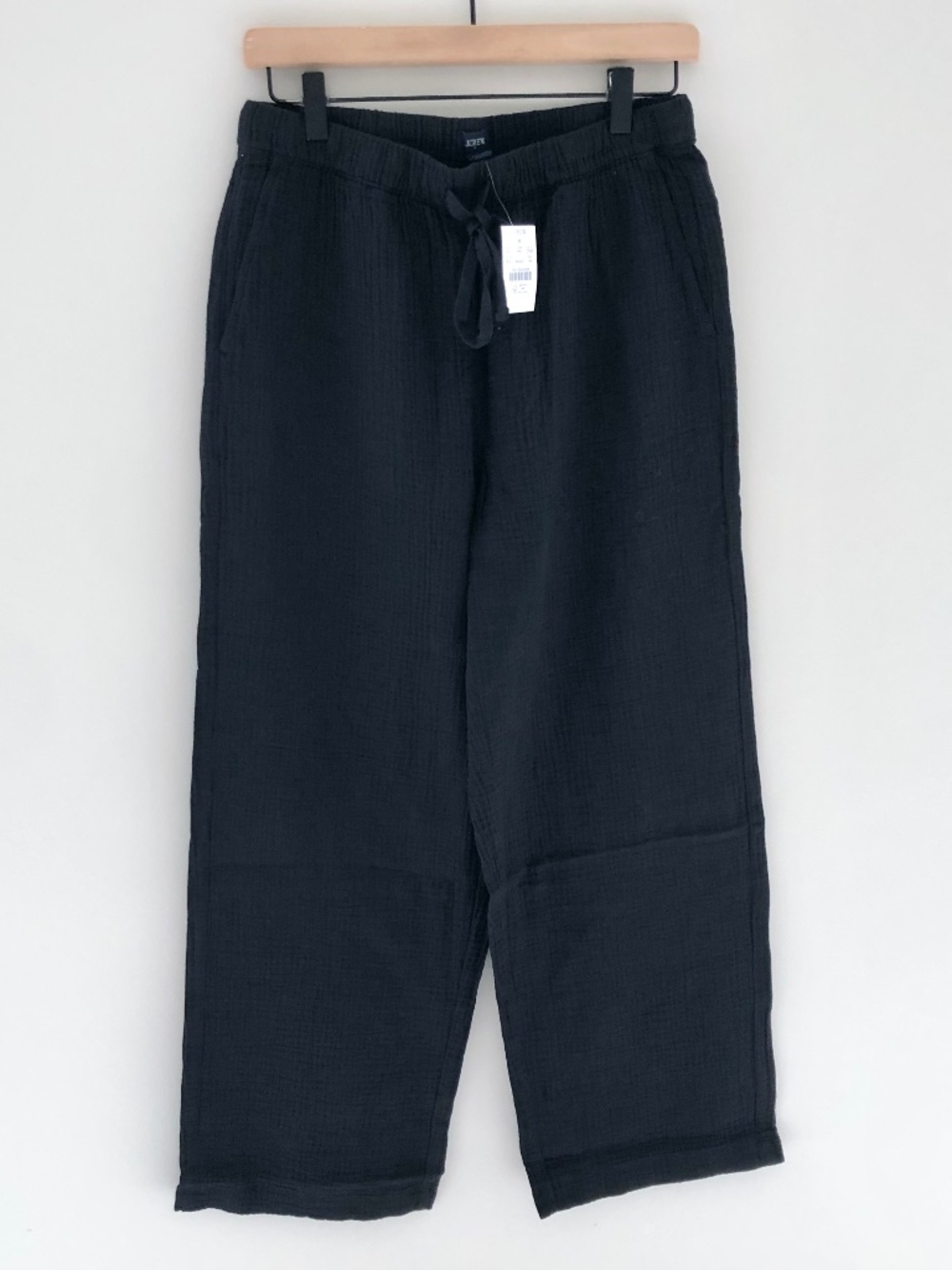 NWT J.Crew Factory Petite Double-gauze Drawstring Pant